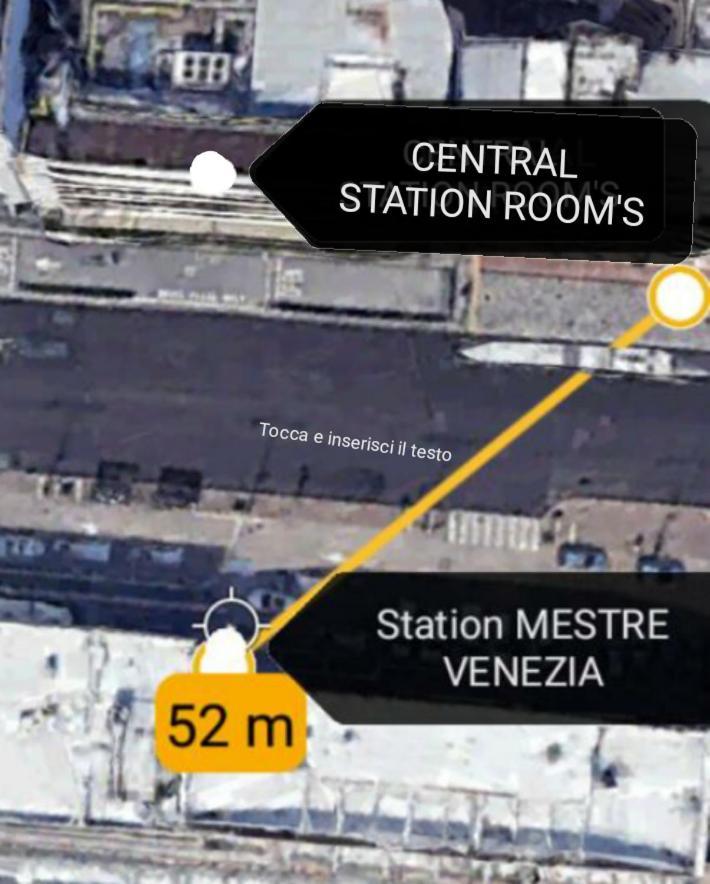 Central Station Rooms Mestre Buitenkant foto
